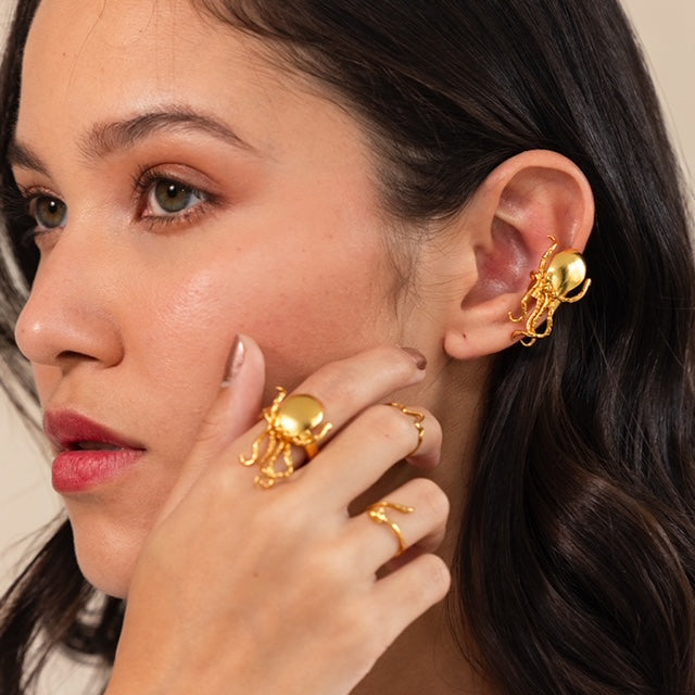 Ear Cuff Pulpo