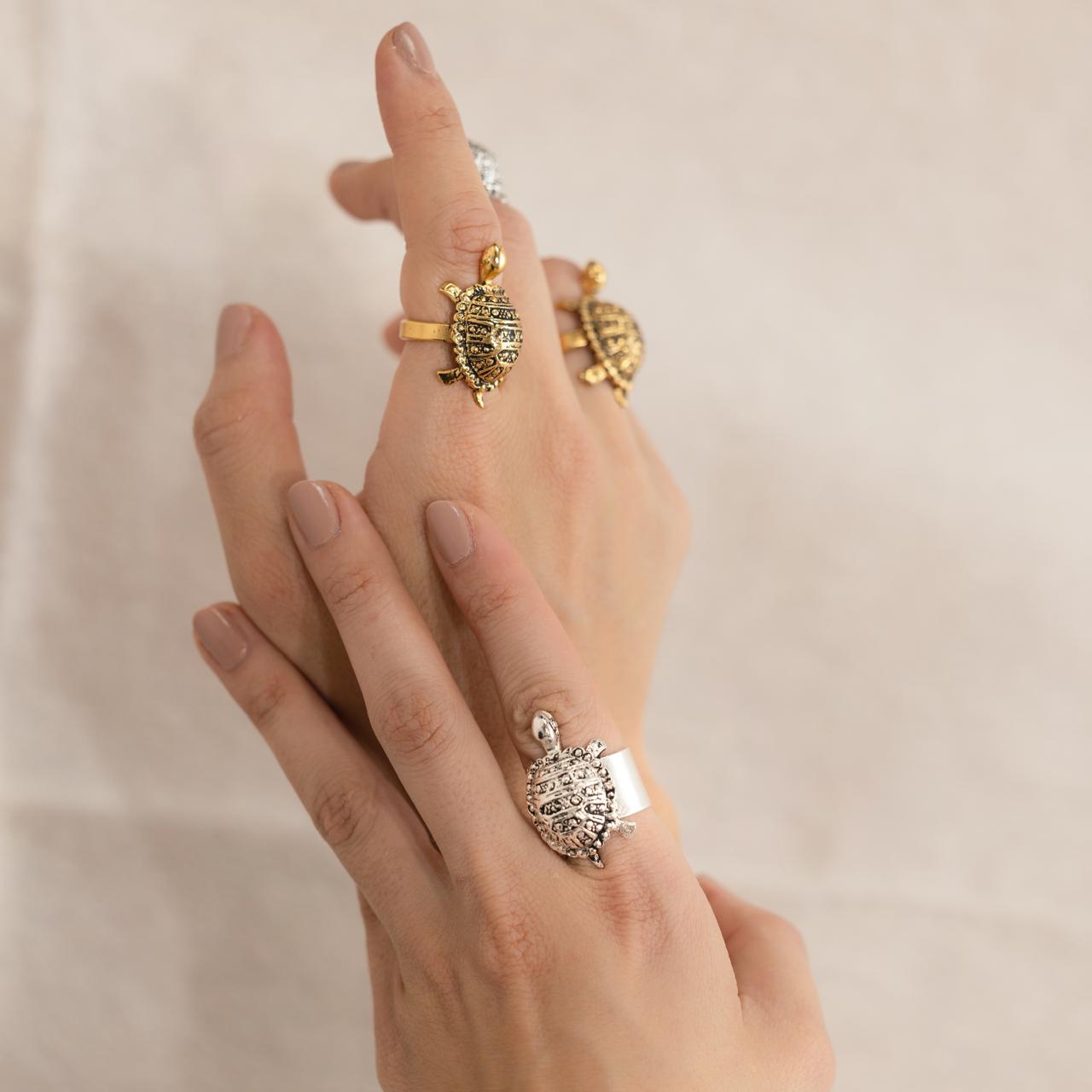 Anillo tortuga grande